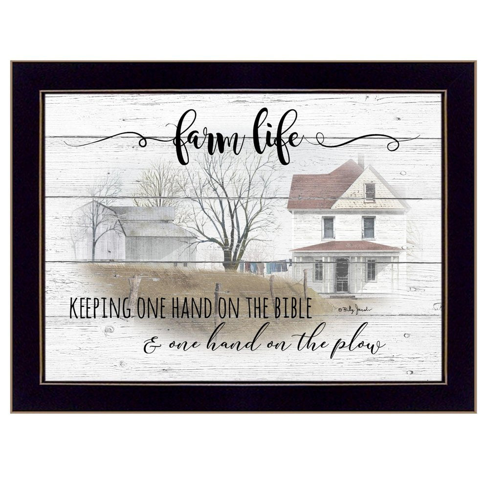 Farm Life 4 Black Framed Print Wall Art — view 1