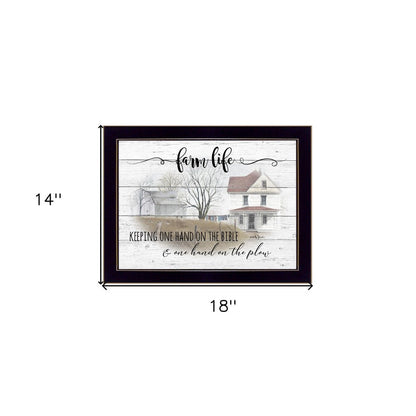 Farm Life 4 Black Framed Print Wall Art HomeRoots