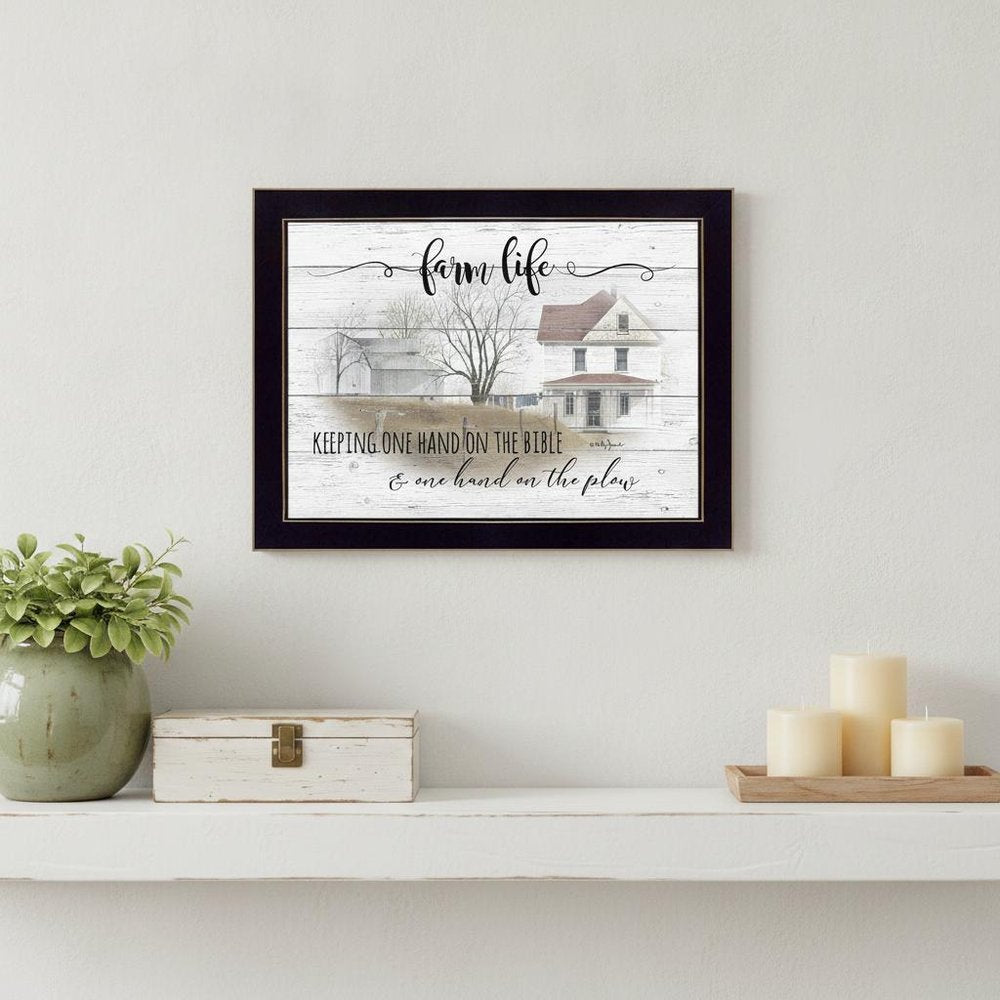 Farm Life 4 Black Framed Print Wall Art — view 5
