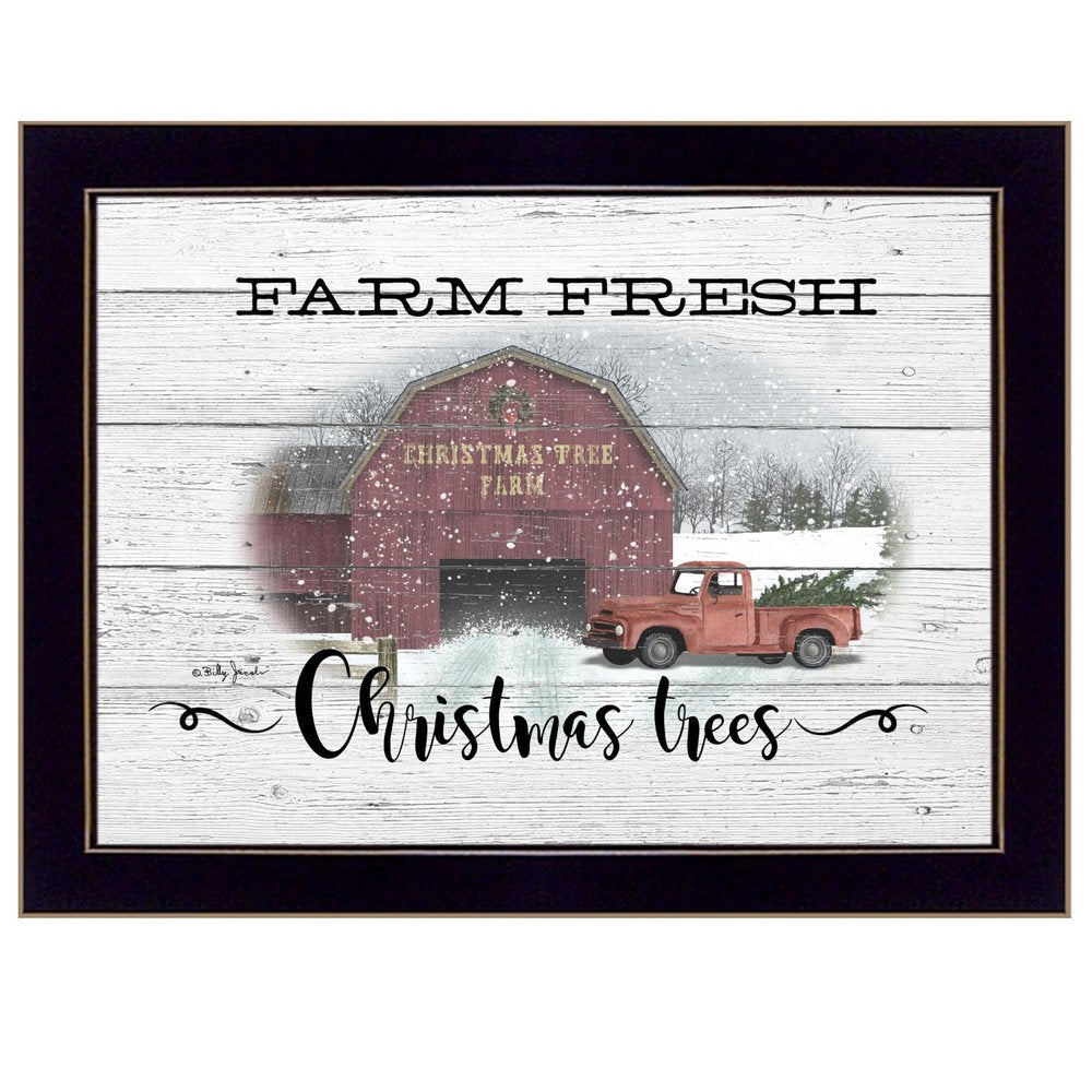 Farm Fresh Christmas Trees 1 Black Framed Print Wall Art HomeRoots