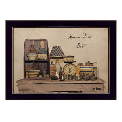 Homemade is Best 1 Black Framed Print Kitchen Wall Art HomeRoots