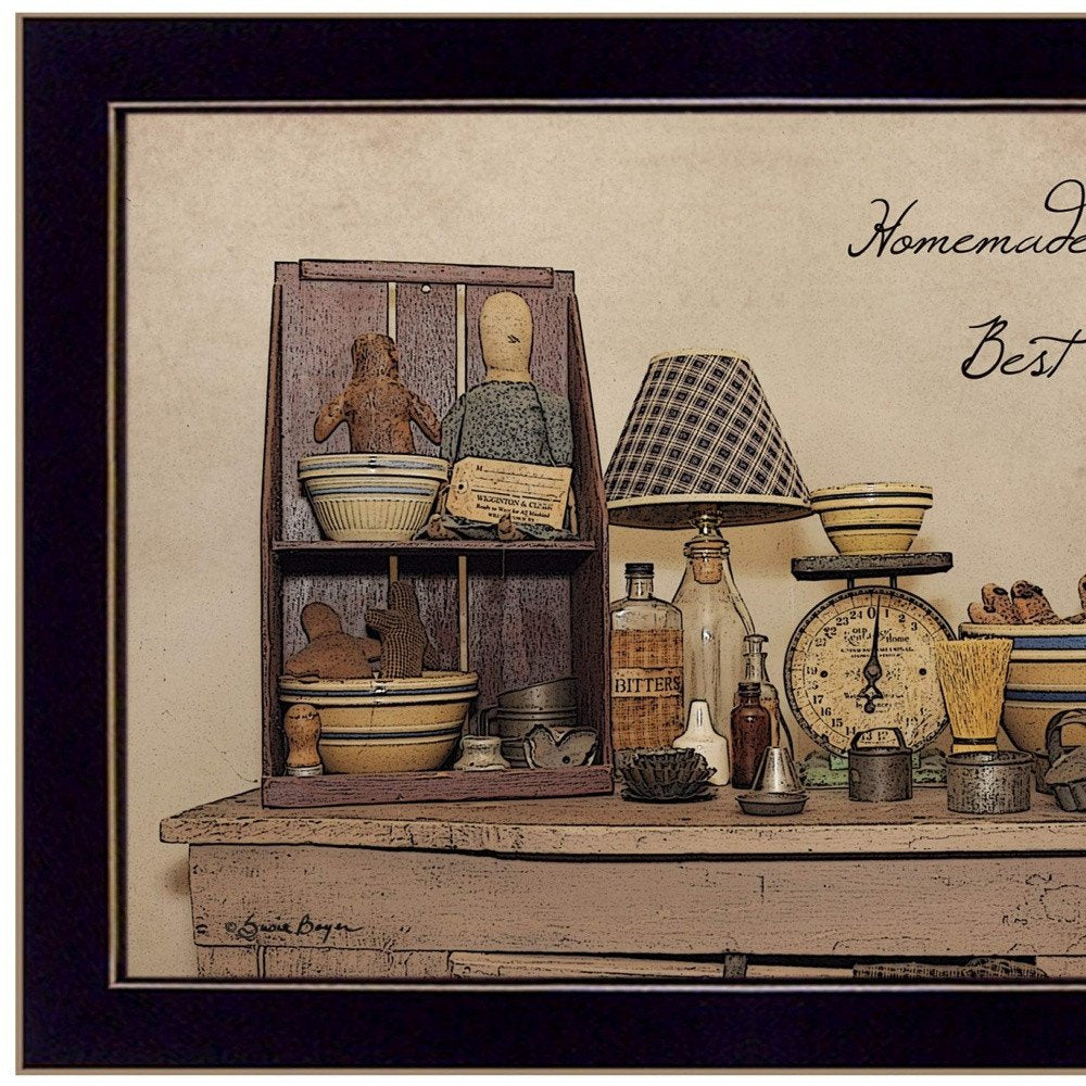 Homemade is Best 1 Black Framed Print Kitchen Wall Art HomeRoots