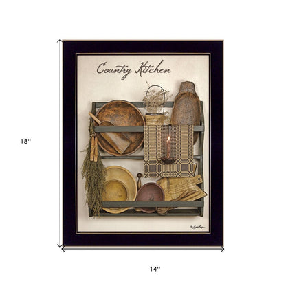 Country Kitchen 8 Black Framed Print Kitchen Wall Art HomeRoots