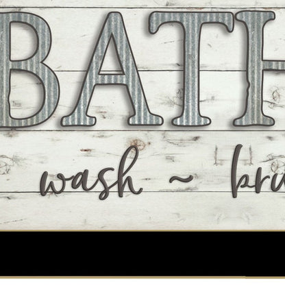 Bath Rules 3 Black Framed Print Bathroom Wall Art HomeRoots