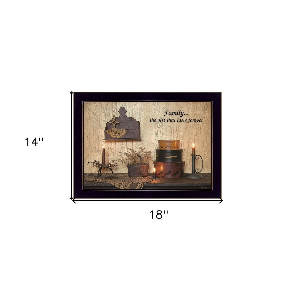 Forever Family 1 Black Framed Print Wall Art HomeRoots