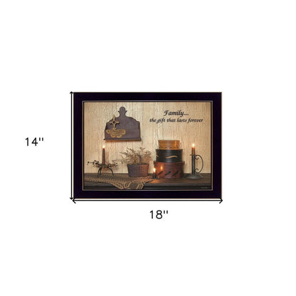 Forever Family 1 Black Framed Print Wall Art HomeRoots