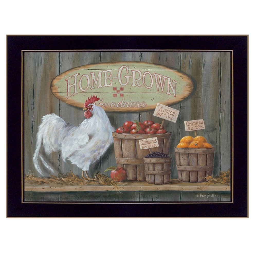 Home Grown 1 Black Framed Print Wall Art — view 1