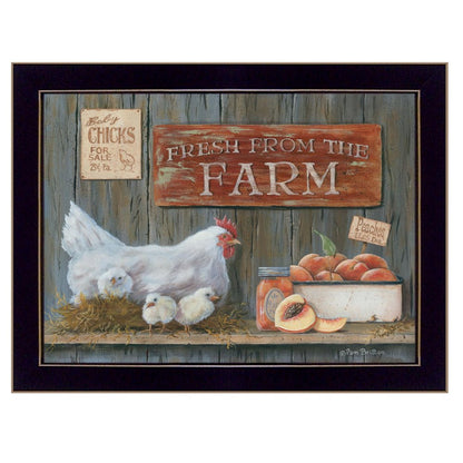Fresh from the Farm 1 Black Framed Print Wall Art HomeRoots