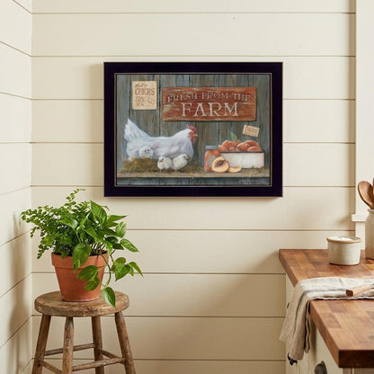 Fresh from the Farm 1 Black Framed Print Wall Art HomeRoots