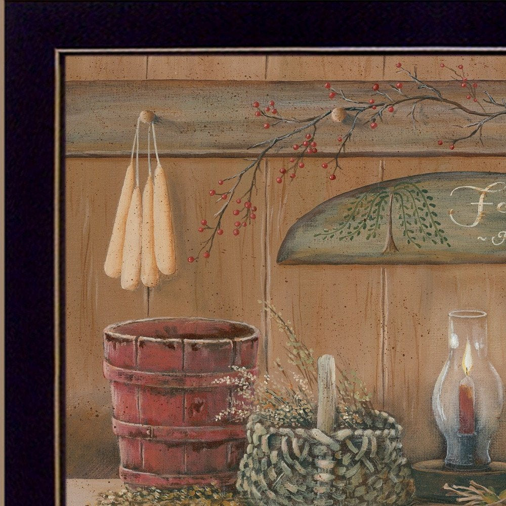 Treasures on the Shelf I 1 Black Framed Print Wall Art — view 3