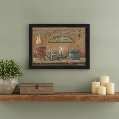 Treasures on the Shelf I 1 Black Framed Print Wall Art HomeRoots