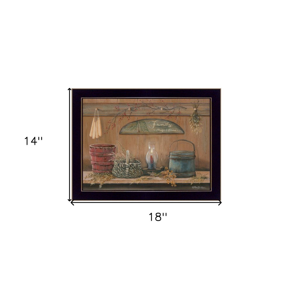 Treasures on the Shelf I 1 Black Framed Print Wall Art — view 4