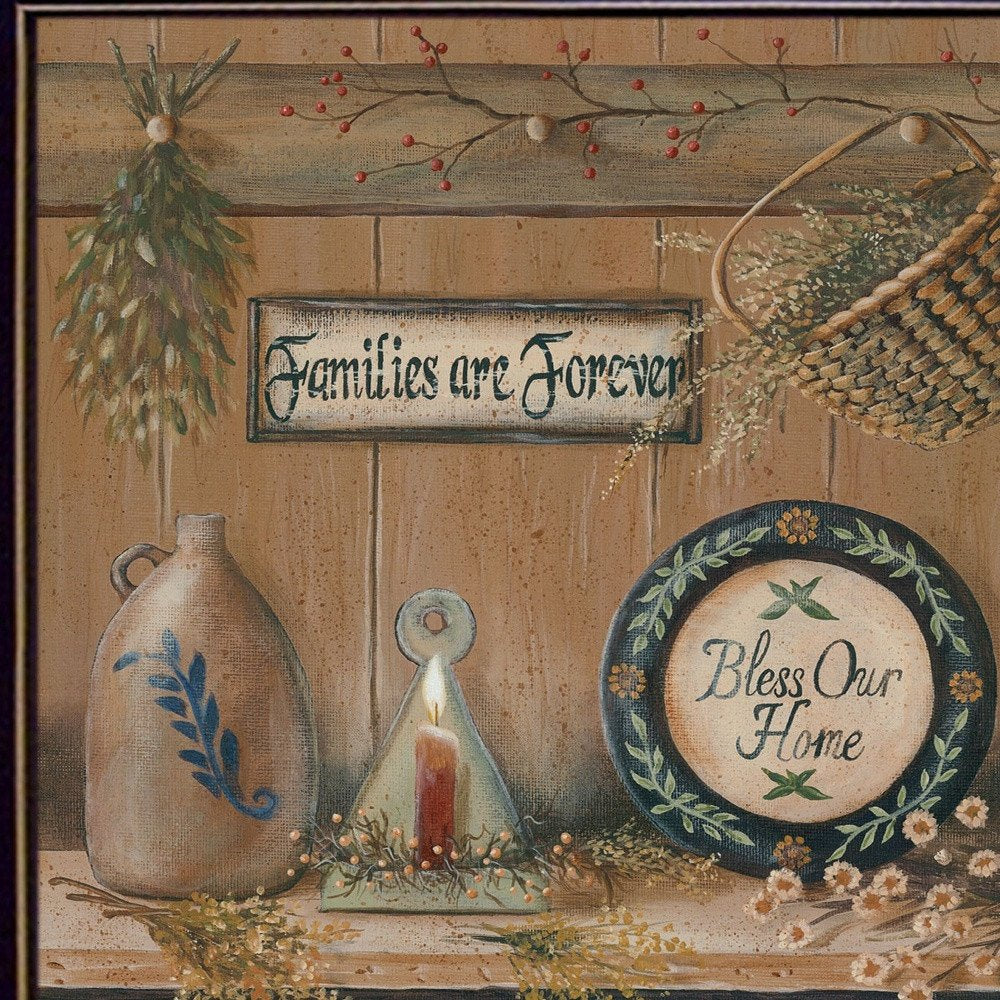 Treasures on the Shelf II 1 Black Framed Print Wall Art — view 3