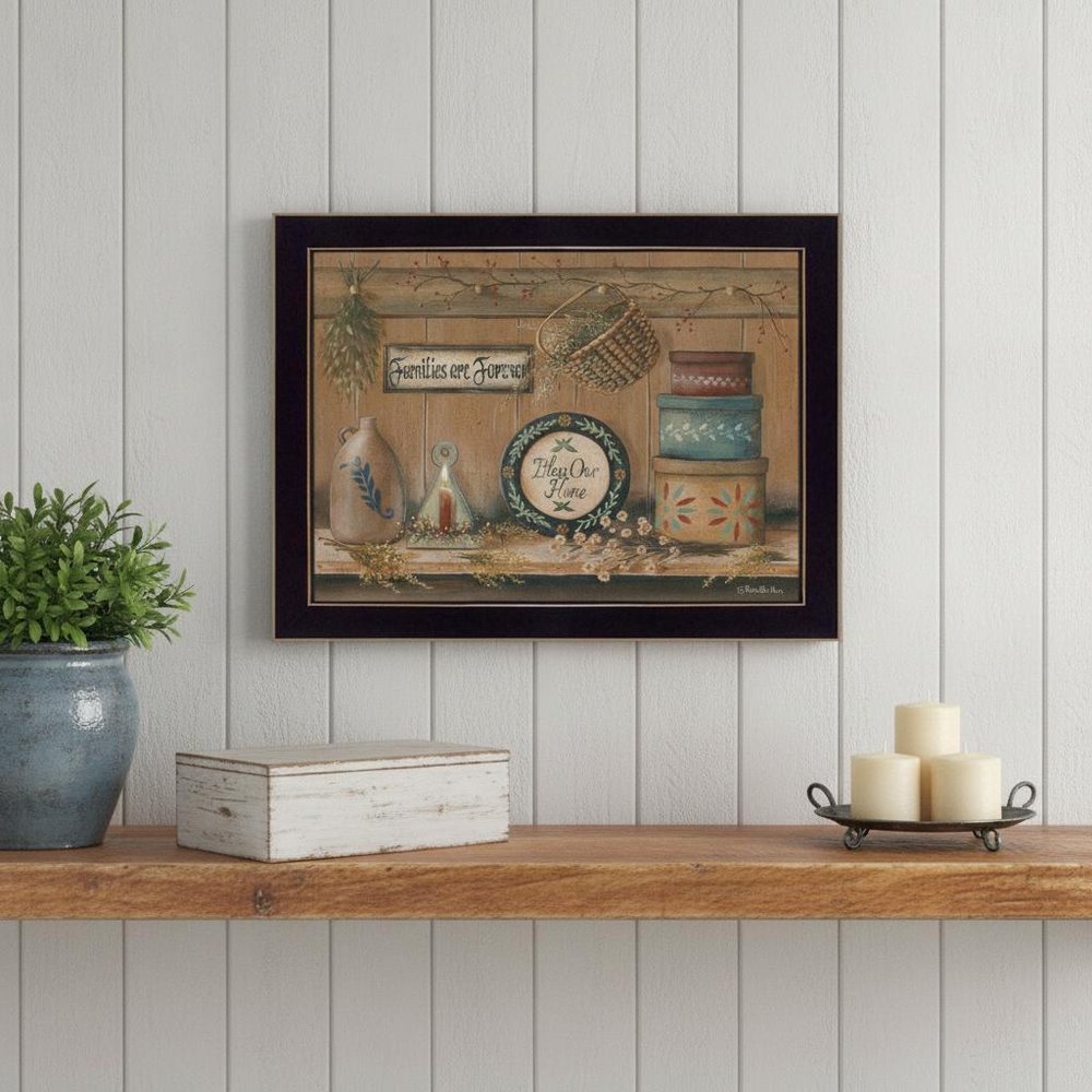 Treasures on the Shelf II 1 Black Framed Print Wall Art — view 5