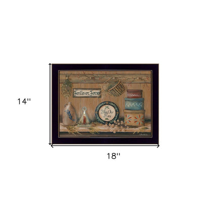 Treasures on the Shelf II 1 Black Framed Print Wall Art HomeRoots