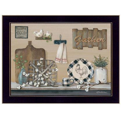 Farmhouse Kitchen Black Framed Print Kitchen Wall Art HomeRoots
