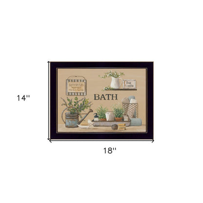 Farmhouse Bath Black Framed Print Bathroom Wall Art HomeRoots