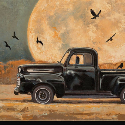 Harvest Moon 1 Black Framed Print Kitchen Wall Art HomeRoots