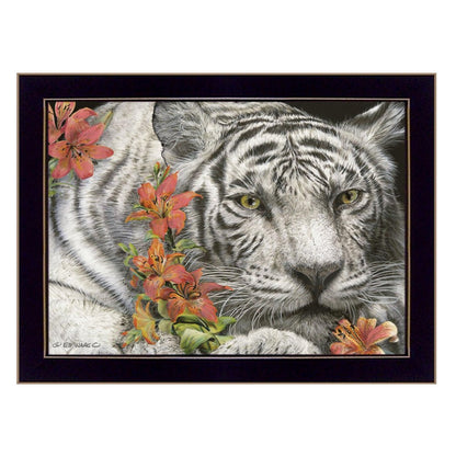 Tiger Lily 1 Black Framed Print Wall Art HomeRoots