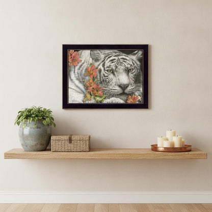 Tiger Lily 1 Black Framed Print Wall Art HomeRoots