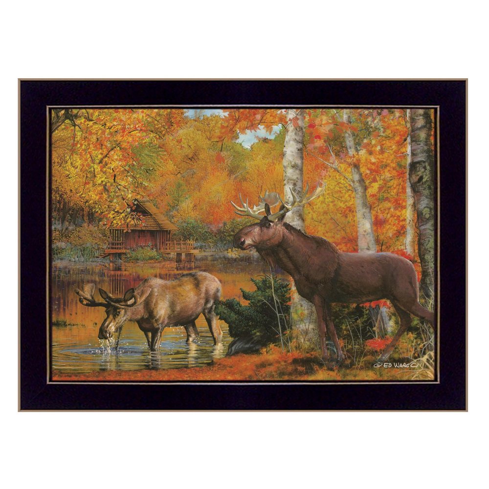 Peaceful Retreat 1 Black Framed Print Wall Art HomeRoots