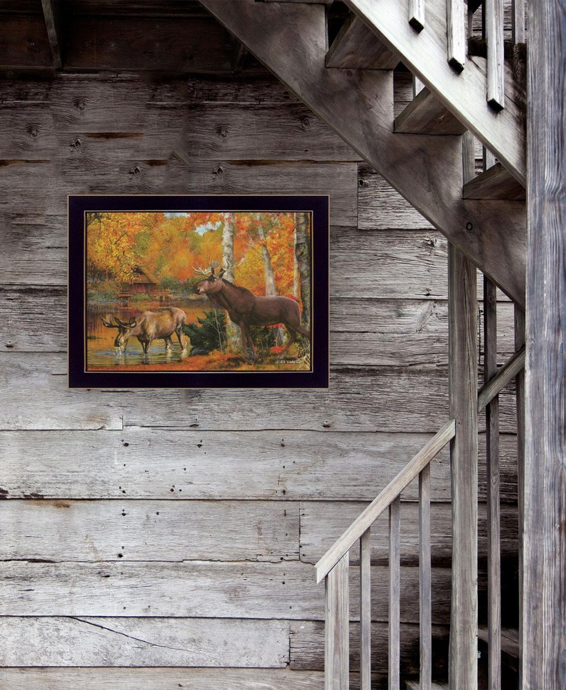 Peaceful Retreat 1 Black Framed Print Wall Art HomeRoots