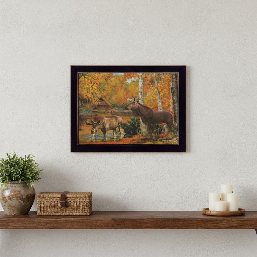 Peaceful Retreat 1 Black Framed Print Wall Art HomeRoots