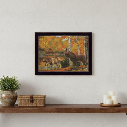 Peaceful Retreat 1 Black Framed Print Wall Art HomeRoots