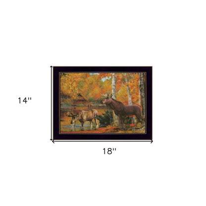 Peaceful Retreat 1 Black Framed Print Wall Art HomeRoots