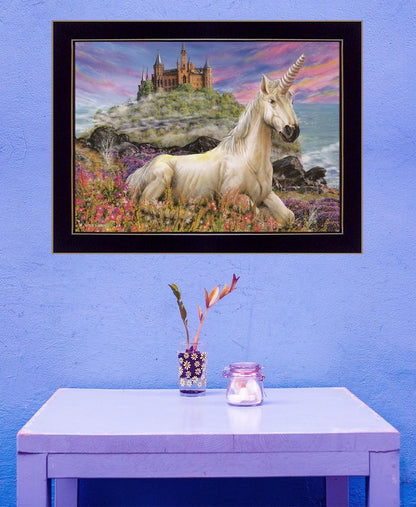 Royal Unicorn 1 Black Framed Print Wall Art HomeRoots