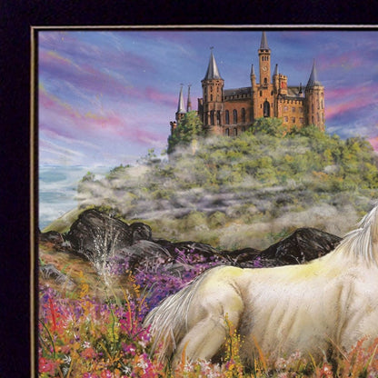 Royal Unicorn 1 Black Framed Print Wall Art HomeRoots