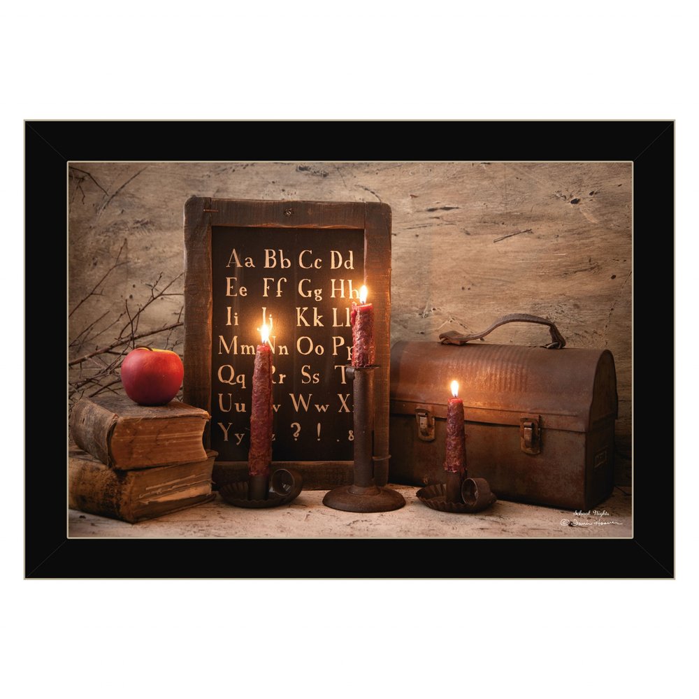 School Nights 1 Black Framed Print Wall Art HomeRoots
