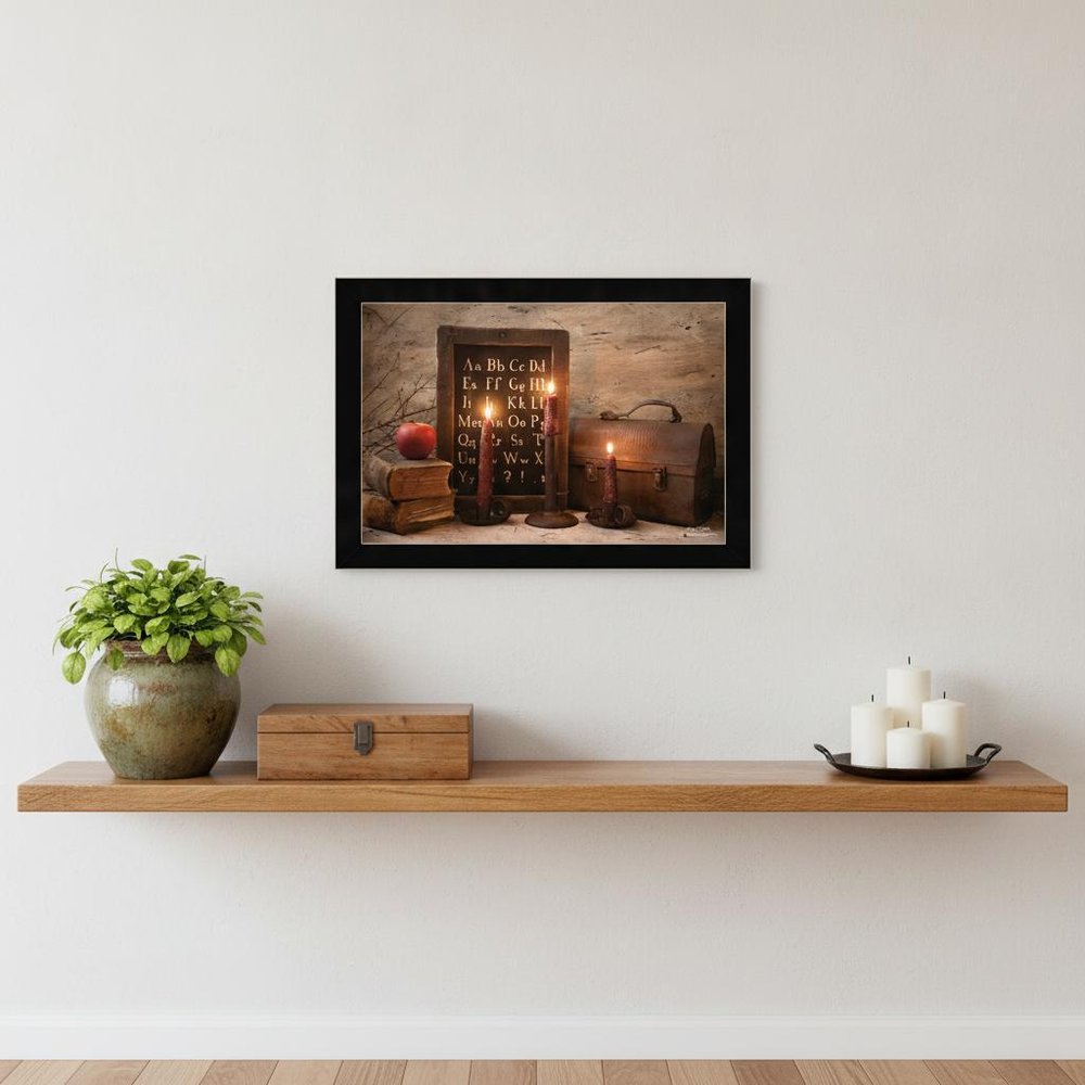 School Nights 1 Black Framed Print Wall Art HomeRoots