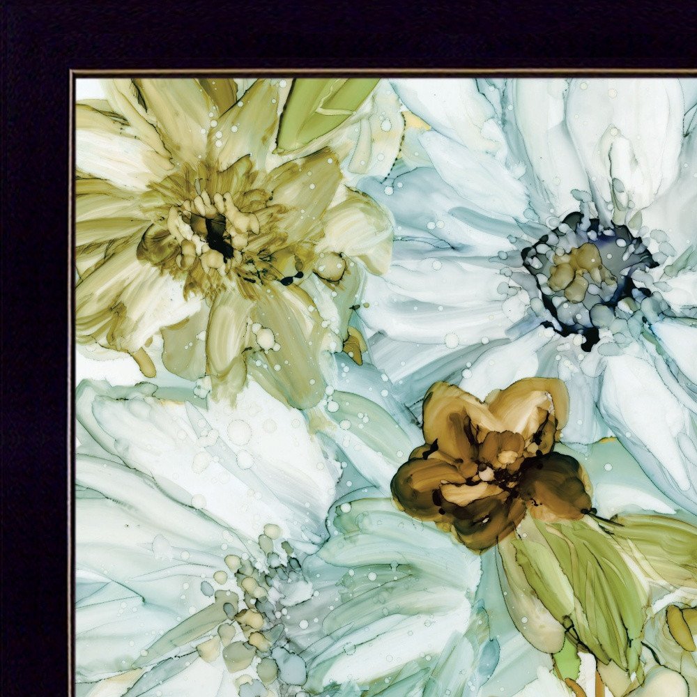 Sea glass Garden I 1 Black Framed Print Wall Art — view 4