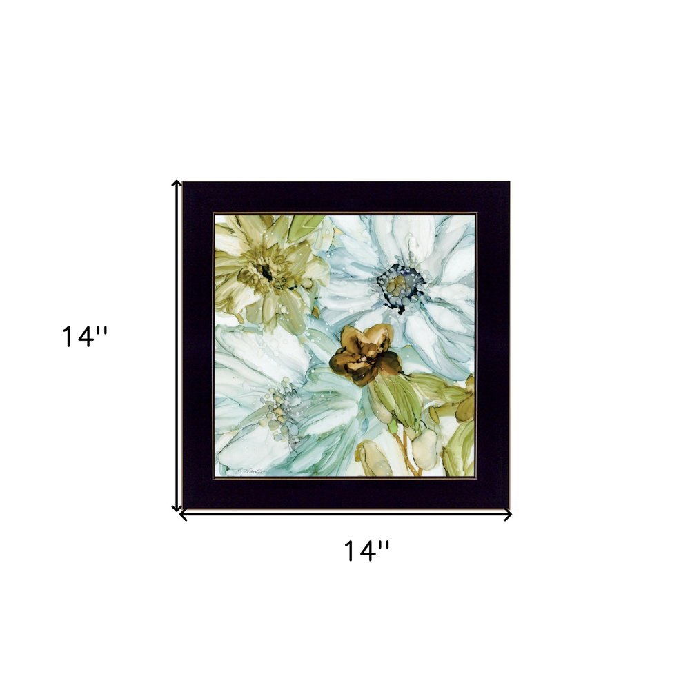 Sea glass Garden I 1 Black Framed Print Wall Art HomeRoots