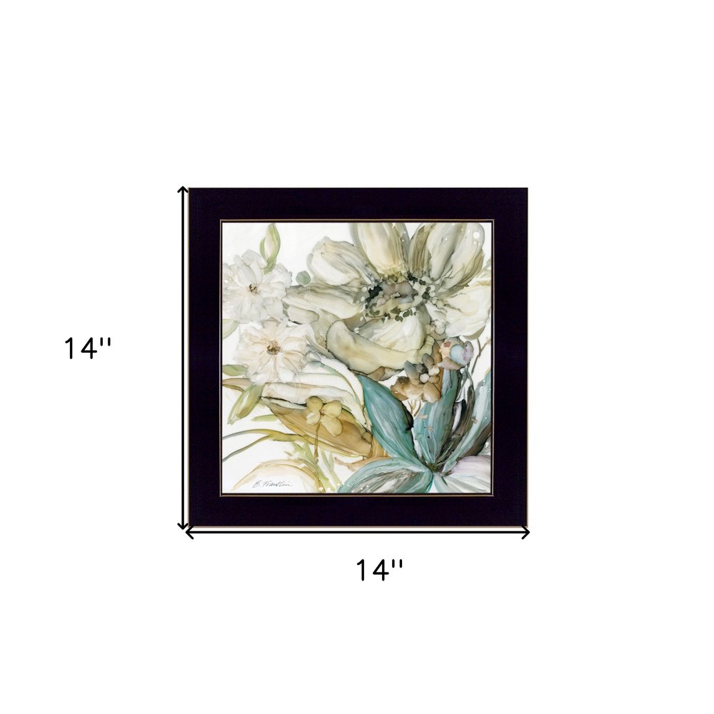 Sea glass Garden II 1 Black Framed Print Wall Art — view 4