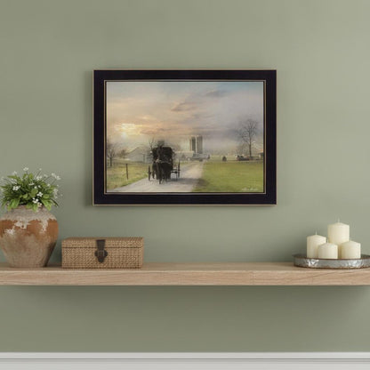 Morning Exercise 1 Black Framed Print Wall Art HomeRoots