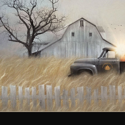 Fall Pumpkin Harvest Black Framed Print Wall Art HomeRoots