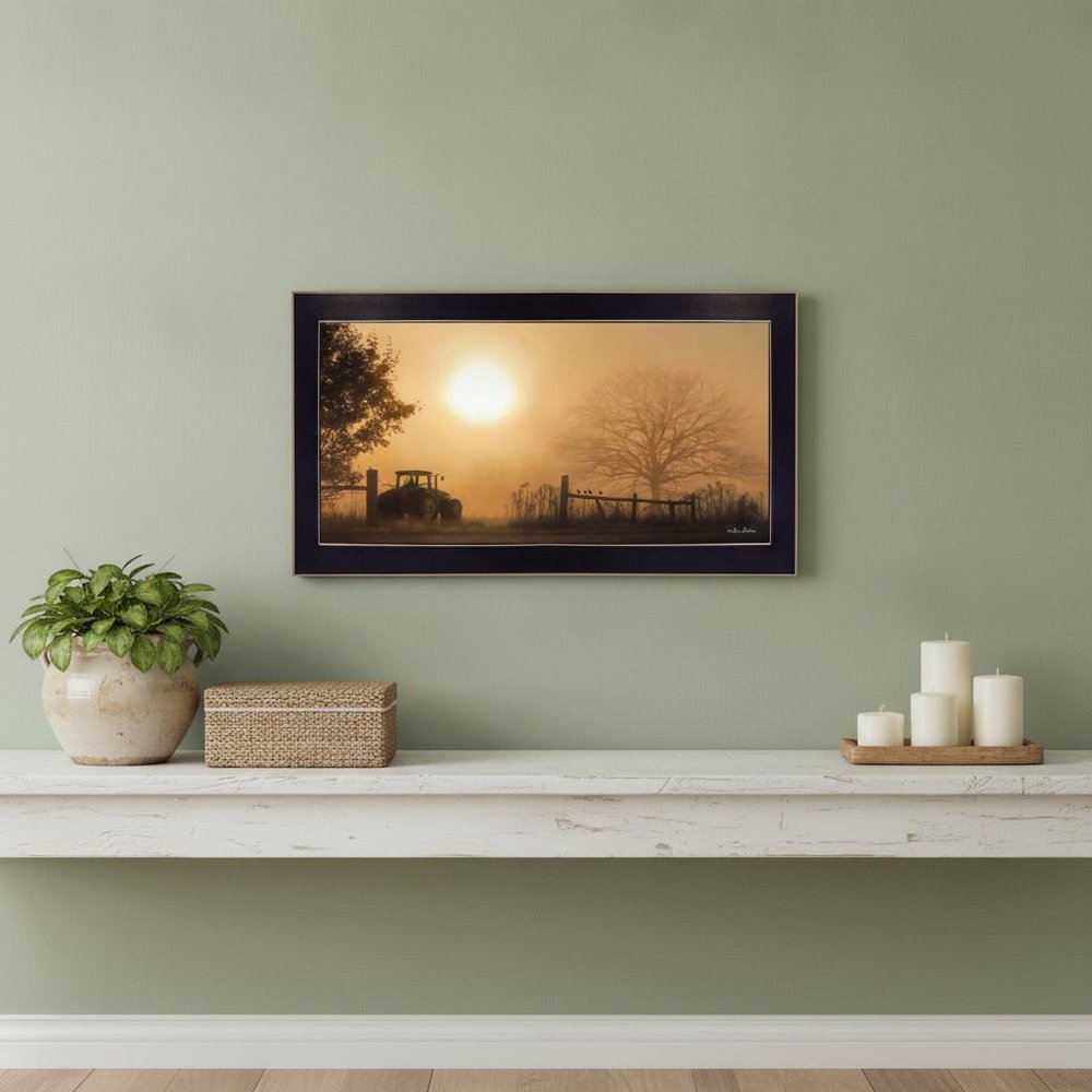 Start Your Engines 1 Black Framed Print Wall Art — view 4