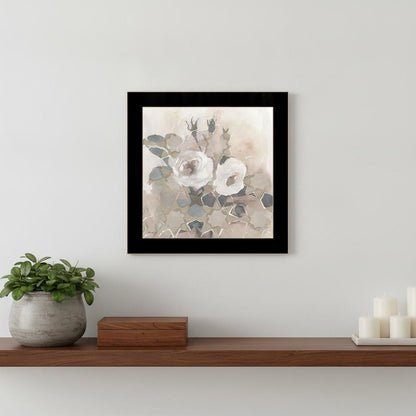 Transitional Blooms I 1 Black Framed Print Wall Art HomeRoots