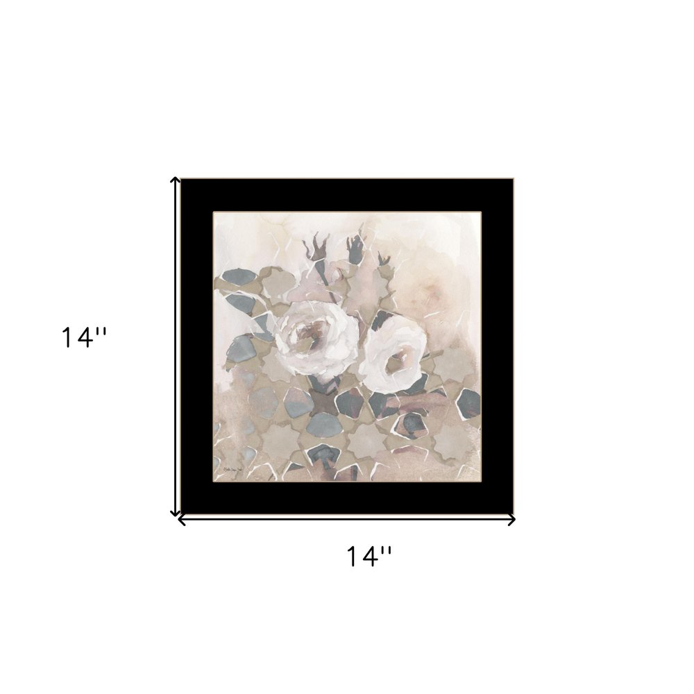Transitional Blooms I 1 Black Framed Print Wall Art — view 4