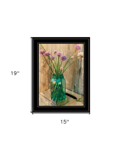 Country Chives 2 Black Framed Print Wall Art HomeRoots