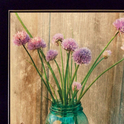Country Chives 3 Black Framed Print Wall Art HomeRoots