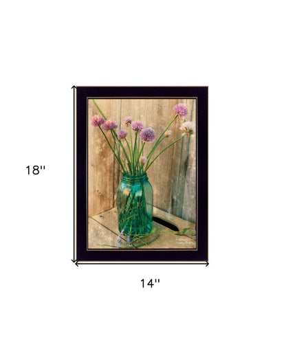 Country Chives 3 Black Framed Print Wall Art HomeRoots