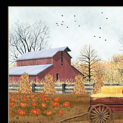 Autumn Blessings 3 Black Framed Print Wall Art HomeRoots