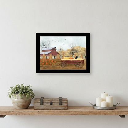 Autumn Blessings 3 Black Framed Print Wall Art HomeRoots