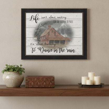 Storm Dance 3 Black Framed Print Wall Art HomeRoots