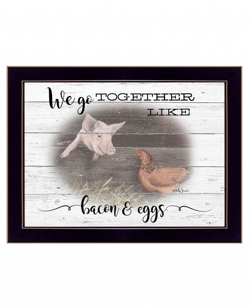 We Go Together 3 Black Framed Print Wall Art HomeRoots