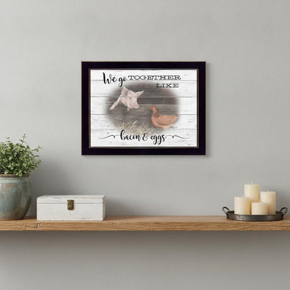 We Go Together 3 Black Framed Print Wall Art HomeRoots
