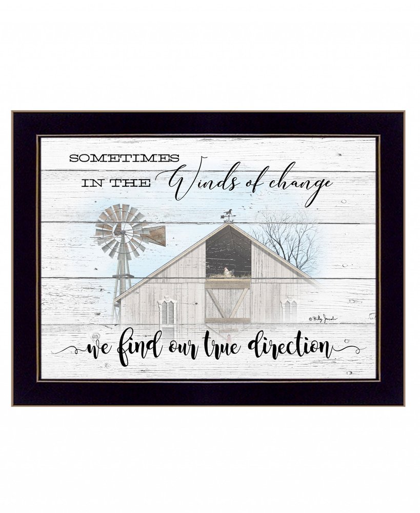 Winds of Change 3 Black Framed Print Wall Art HomeRoots